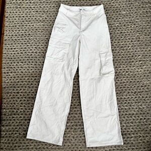 TNA wide Leg Cargo Denim Pants